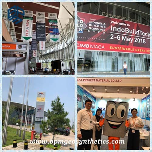 Geosynthetic Lining Systems were Showed on 16th Indonesia Building Materials Exhibition