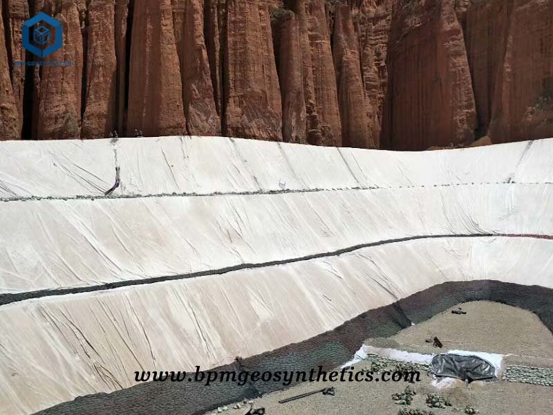 Revestimiento de geotextiles para proyecto de construcción de carreteras en Qingdao