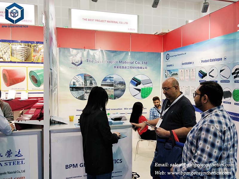 BPM Geo Material en la exposición BIG 5 Construction en DUBAI