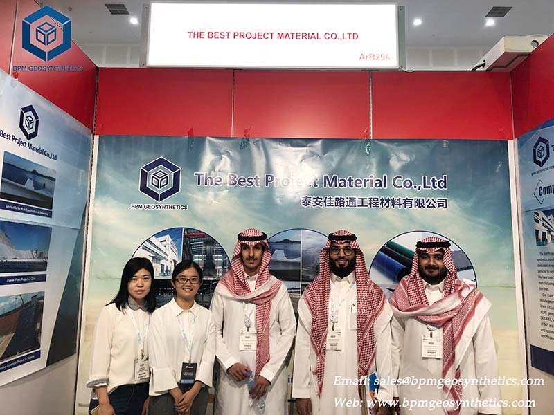 Geo Material apresentado na BIG 5 Construction Exhibition em DUBAI