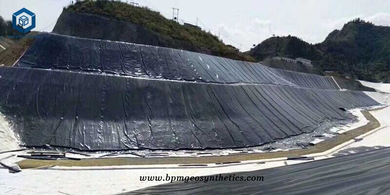 بطانات السدود HDPE لمشروع تخزين مياه الري في المغرب