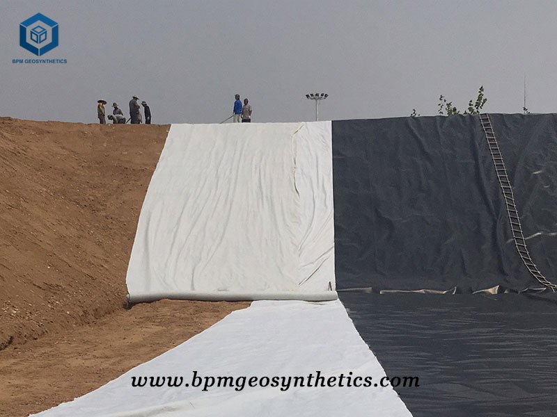 Geotextile Geomembrane for Landfill Project di Chili