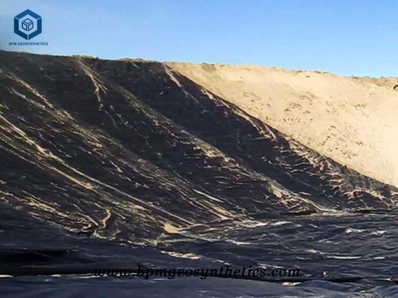 Geomembrana impermeável para mineração na África do Sul