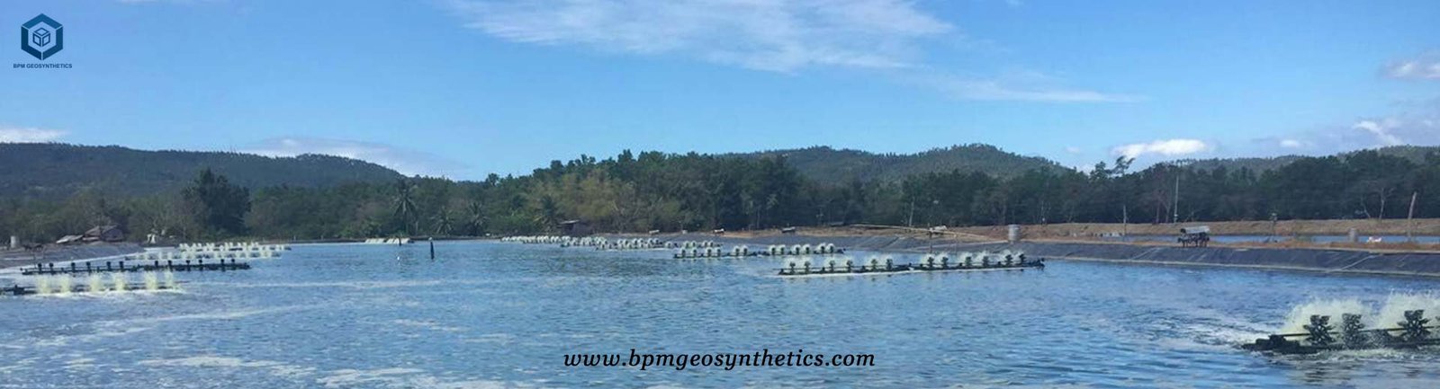 Geomembrana lisa HDPE para Lagoa Fram de Peixe e Camarão