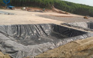 HDPE Geomembrane Liner for Oil Drilling Project in Indonesia