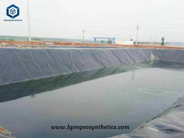 HDPE Square Pond Liner for Waste Containment in Sudan