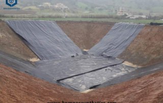 Retention Pond Liner for Irrigation Water Project in Morocco
