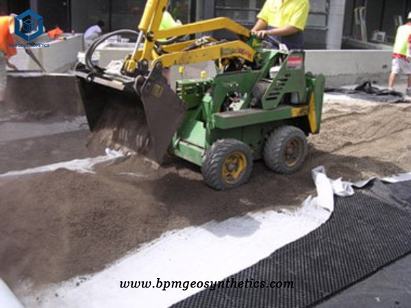 Drainage Cells with Geotextile for Roof Garden Projects in Singapore