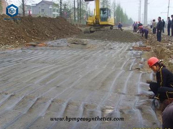 Plastic Uniaxial Geogrid for Road Construction for Thailand