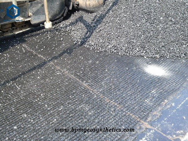 BPM Fiberglass Geogrid for Road construction in Canada