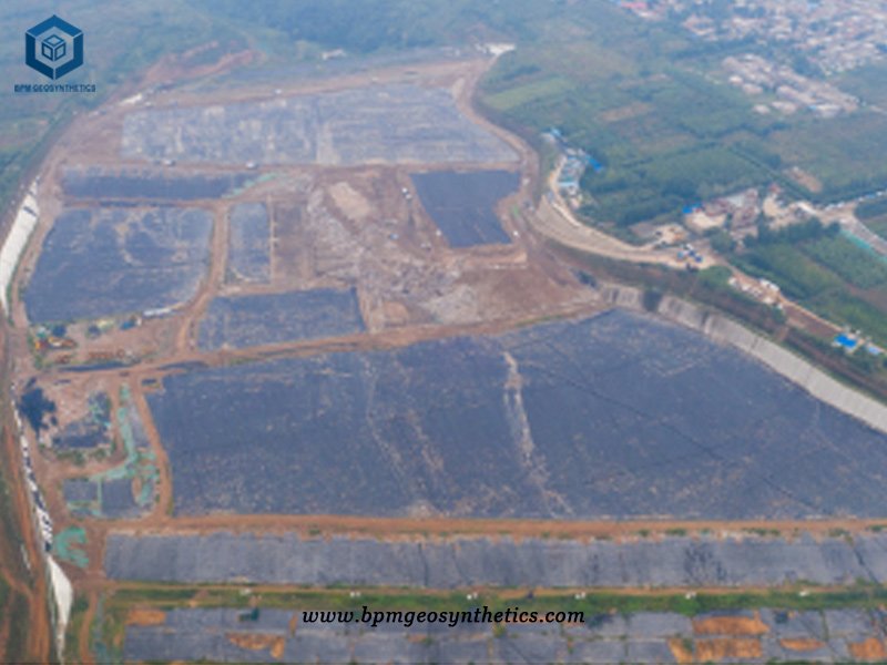 HDPE Geomembrane and Geotextile Fabric for Landfill Projects in Indonesia