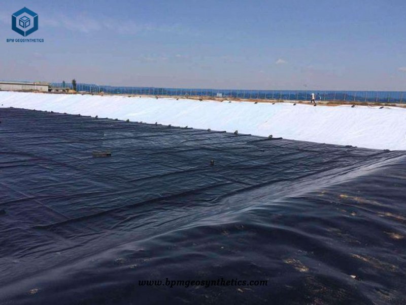 1.5mm Smooth Membrane HDPE Liner لمشروع الخزان في أستراليا