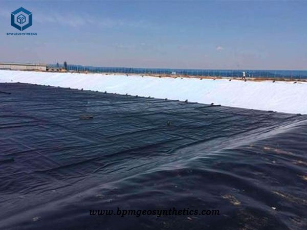 60mil HDPE Plastic Liner untuk Proyek Kolam Penguapan Garam di Indonesia