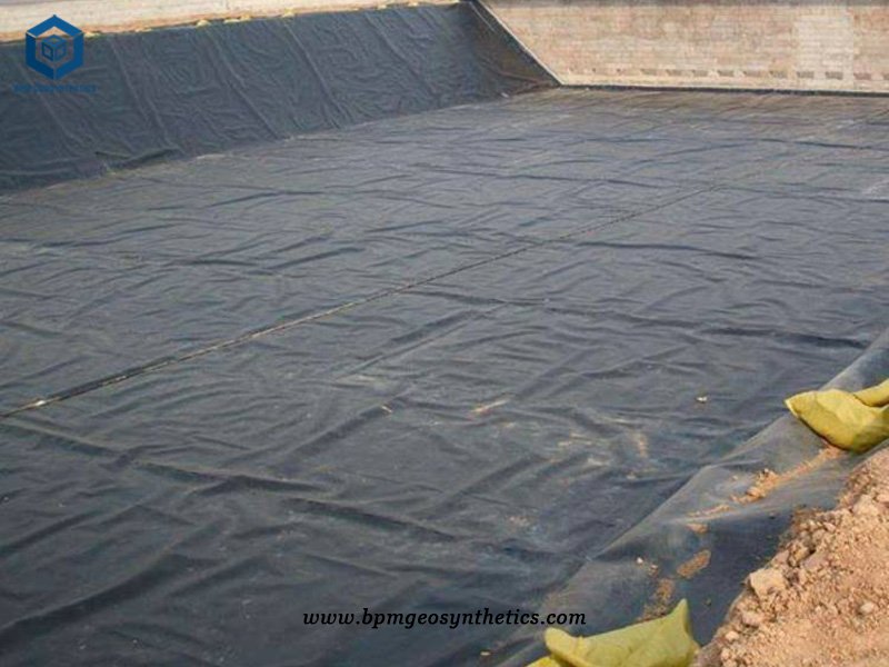 Geomembrana impermeable de HDPE para el tratamiento de aguas residuales de Australia