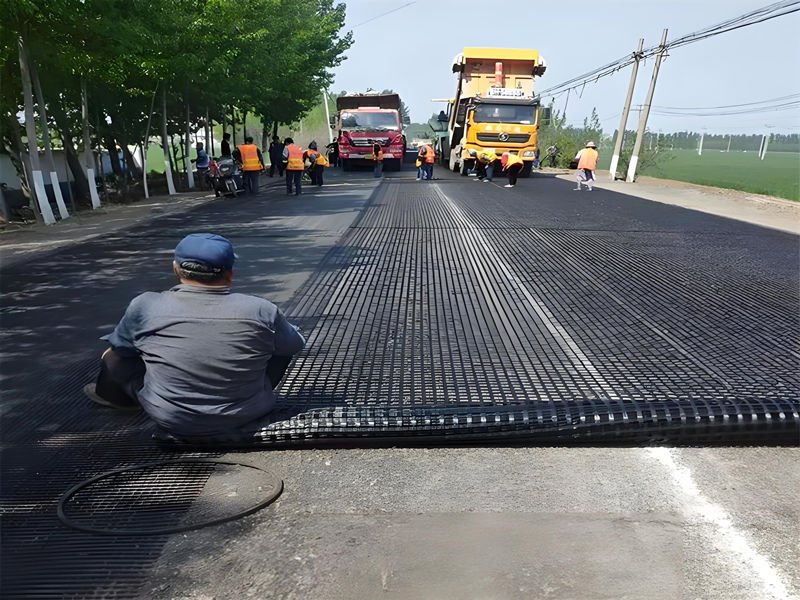 BPM GEOSYNTHETICS شبكة جغرافية عالية الجودة للطرق جودة عالية البلاستيك ذو محورين جيوجريد الأسعار