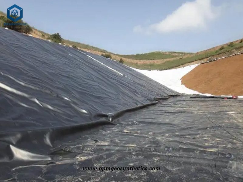 Matériau de revêtement de barrage en plastique pour un projet de construction de barrage au Kenya