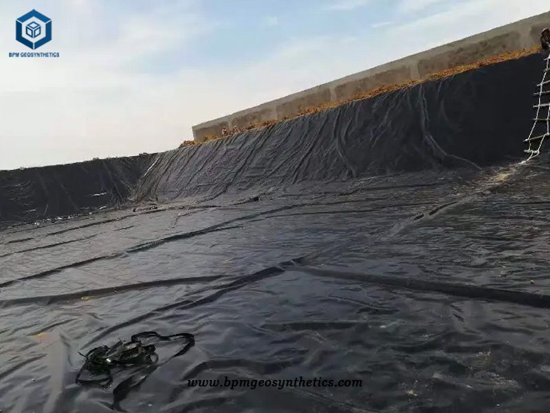 Matériau de revêtement de barrage en plastique pour les projets de construction de barrages au Kenya