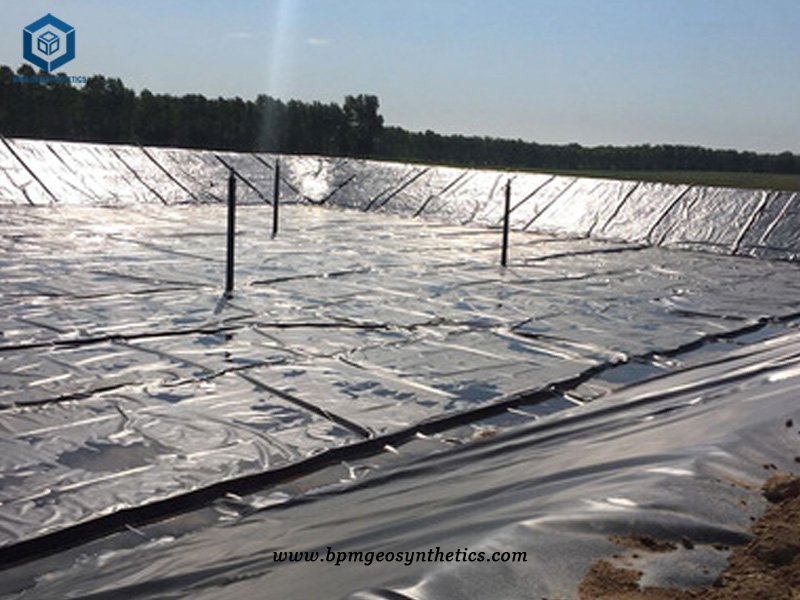 Produit de revêtement de barrage en plastique pour un projet de construction de barrage au Kenya