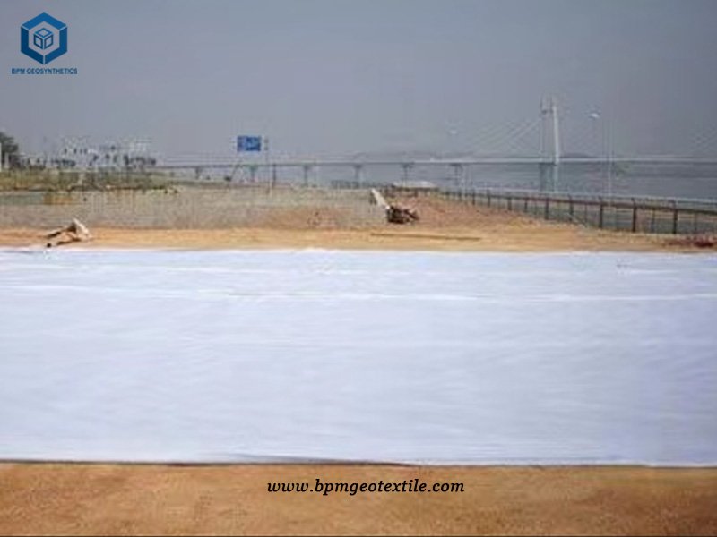 Tissu en polypropylène non tissé pour la construction de routes au Pérou