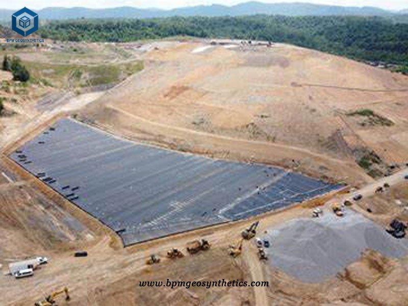 HDPE Textured Geomembrane for landfill in Jordan