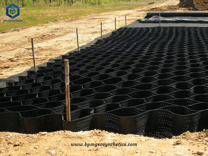 Geocell HDPE untuk Roadbed of the Racecourse di Amerika Serikat