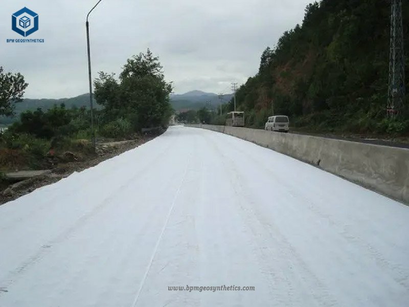 Projet de membrane géotextile à filament pour les routes au Kenya