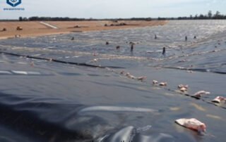 Geomembrane Pond Liner Canadá para projeto de aterro sanitário