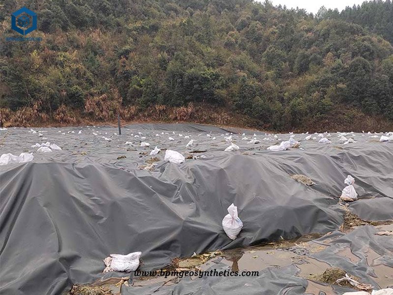 HDPE Pond Liner Canadá para projeto de aterro sanitário