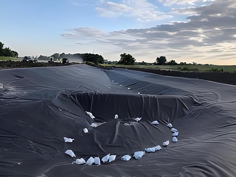 Géomembrane HDPE pour mise en décharge