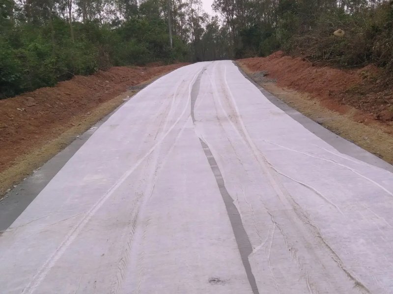 géotextile pour la construction de routes