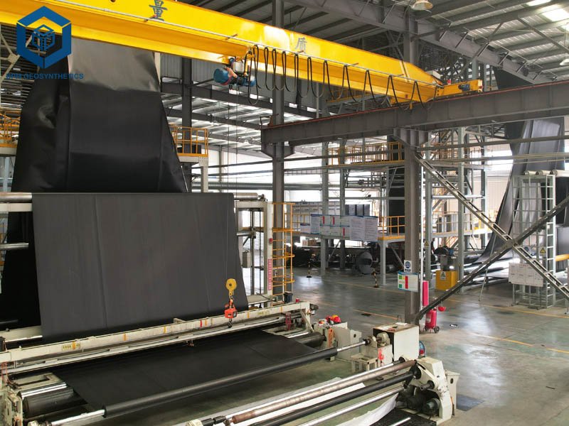 Revestimiento de geomembrana antifiltración Lámina de plástico HDPE Revestimiento de geomembrana antifiltración Lámina de plástico HDPE
