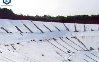 Лучший геотекстиль Geotex Fabric Filter Drain для поля выщелачивания