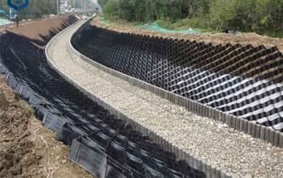 HDPE Geocell Material for Slope Protection