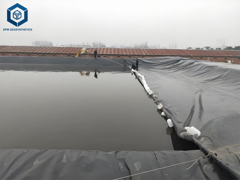 Smooth HDPE Liner for Reservoirs