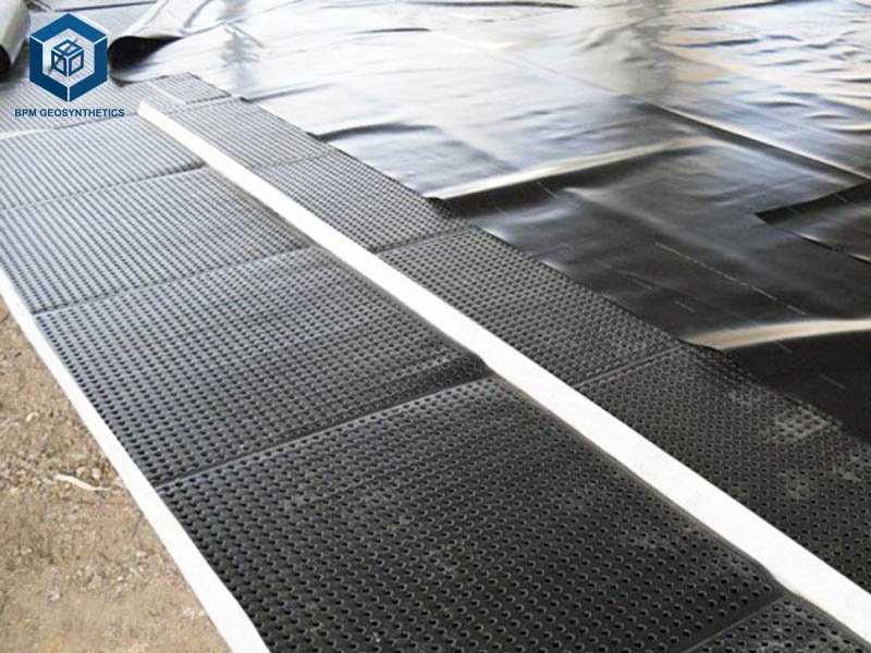 Basement Waterproofing Geocomposite Drainage Sheet Geocomposite Drainage Geonet for Railway Embankment