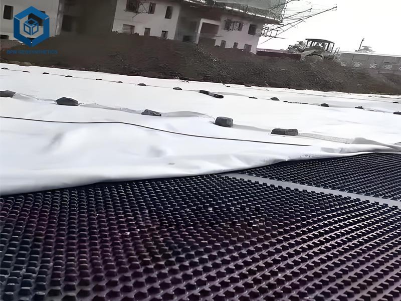 Geocomposite Drain Sheet for Subsurface Drainage