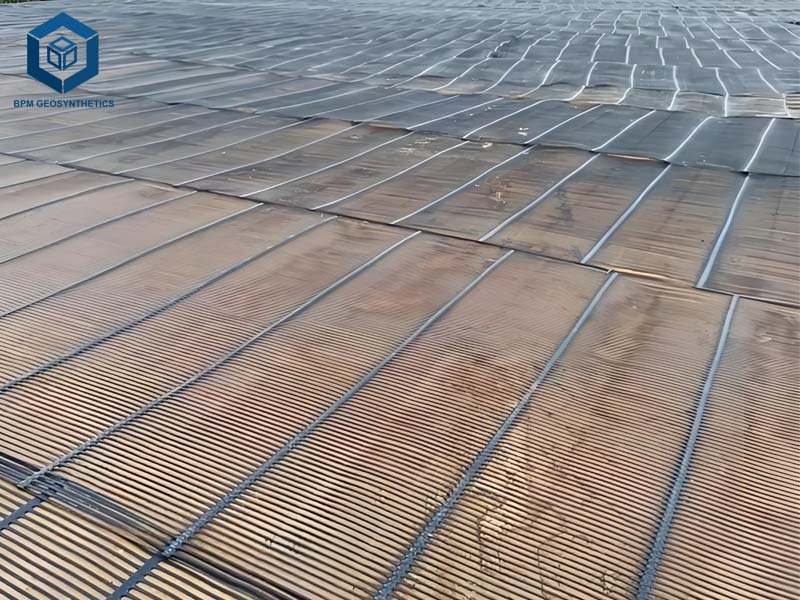 HDPE Uniaxial Geogrid for Railway Slope Protection