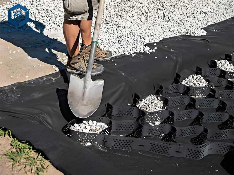 Road Used HDPE Geocell for Slope Retaining