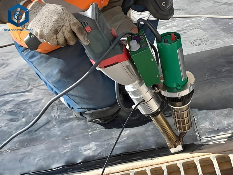 Portable Geomembrane Welding Machine for On-Site Installation