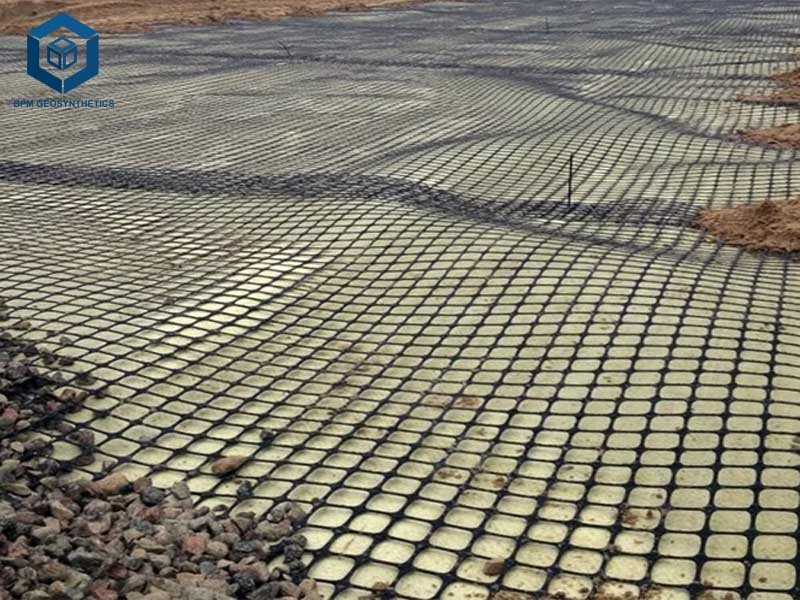 High Strength Geogrid Mesh for Soil Reinforcement