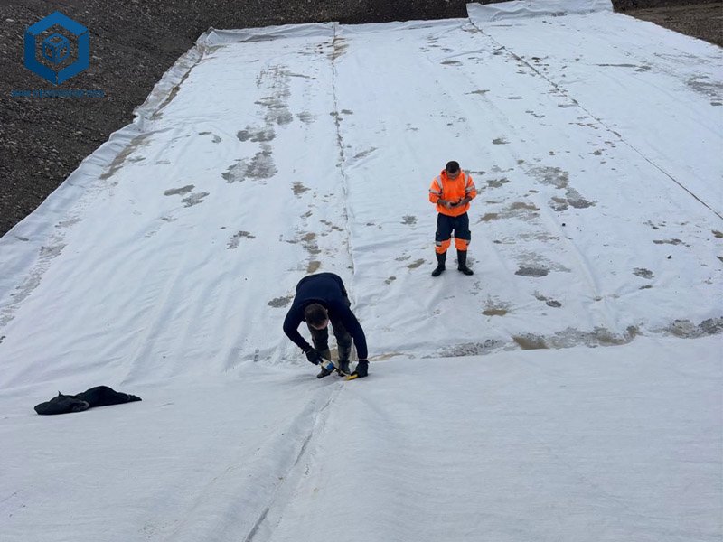 Non Woven Geotextile Drainage Fabrics Premium Polyester Geotextile for Soil Stabilization