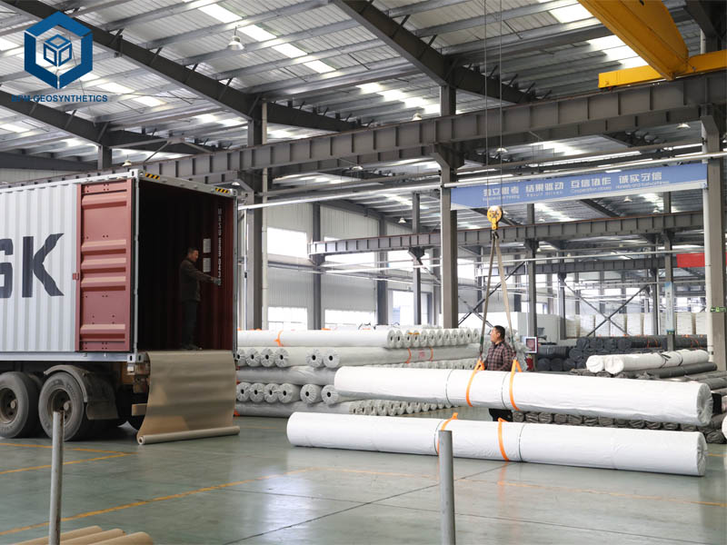 HDPE Liner Roll Loading at BPM Factory HDPE Liner Roll Loading at BPM Factory